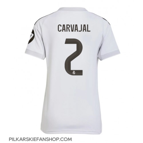 Koszulka piłkarska Real Madrid Daniel Carvajal #2 Strój Domowy dla kobiety 2025-26 tanio Krótki Rękaw Koszulka piłkarska Real Madrid Daniel Carvajal #2 Strój Domowy dla kobiety 2025-26 tanio Krótki Rękaw